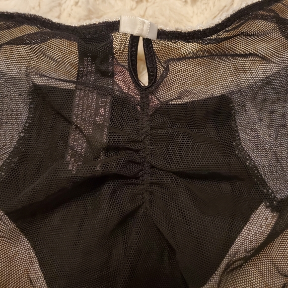 Victoria's Secret Sexy Little Things Satin Mesh and Rhinestone Panty - Picture 7 of 9
